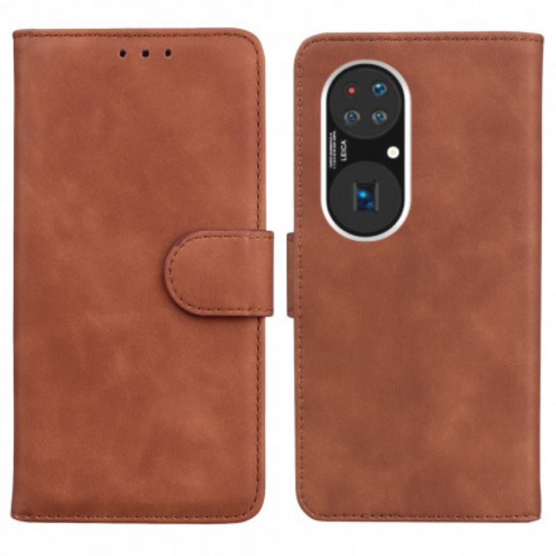 Flip Cover Til Huawei P50 Pro Style Læder Vintage Couture