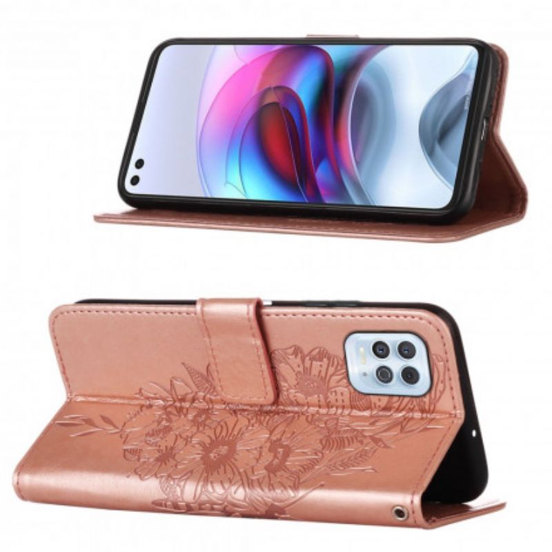 Flip Cover Moto G100 Butterfly Design