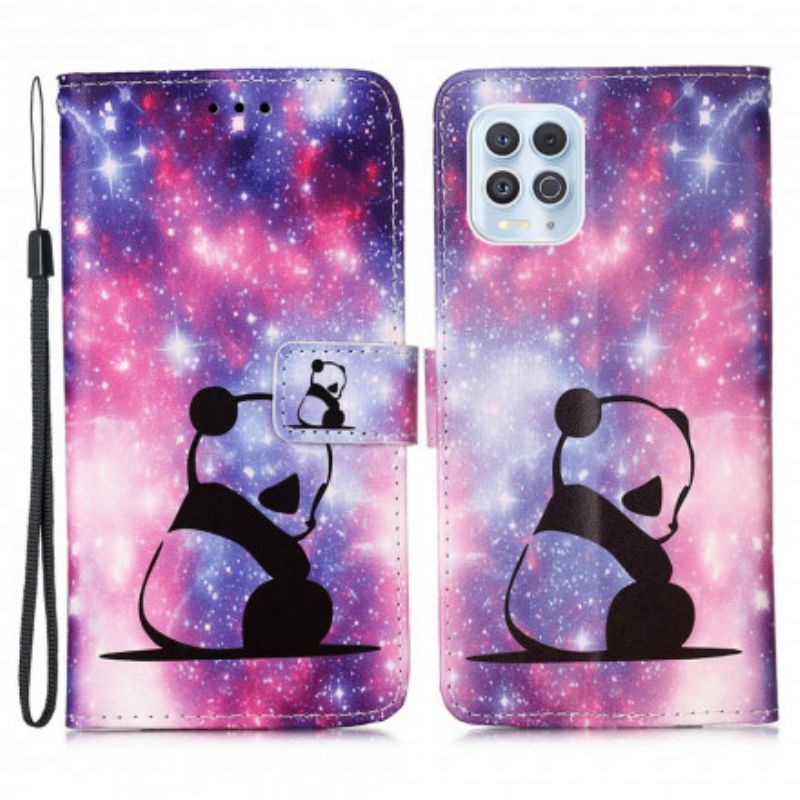 Flip Cover Moto G100 Panda Galaxy