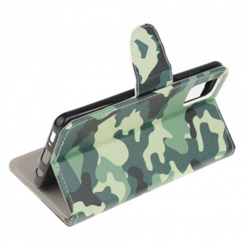 Flip Cover Til Moto G100 Militær Camouflage