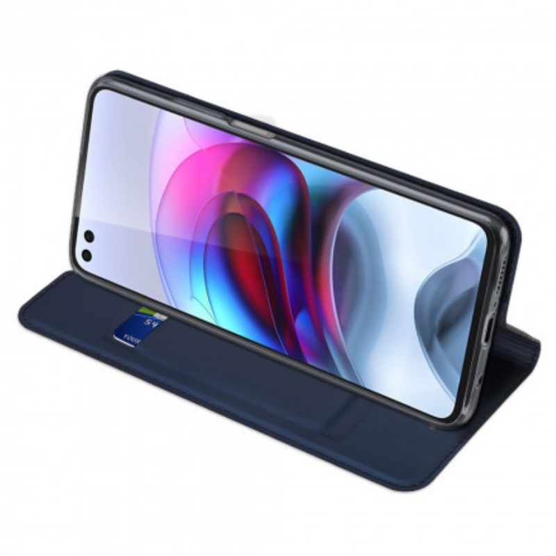 Flip Cover Til Moto G100 Skin Pro Dux Ducis