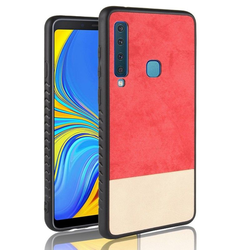 Cover Samsung Galaxy A9 Grå Tofarvet Imiteret Læder