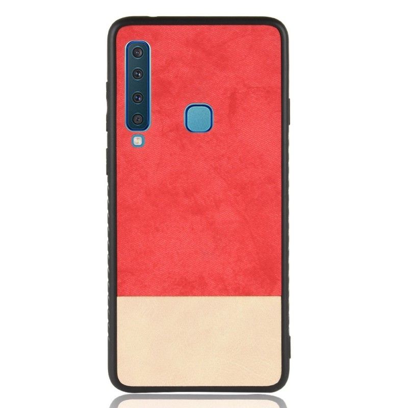 Cover Samsung Galaxy A9 Grå Tofarvet Imiteret Læder