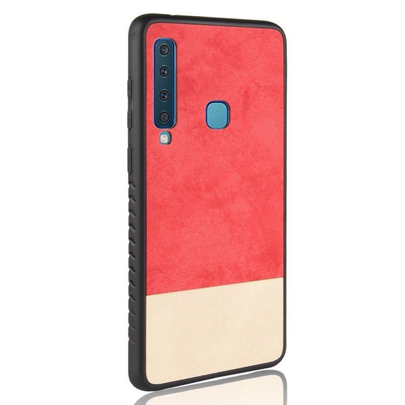 Cover Samsung Galaxy A9 Grå Tofarvet Imiteret Læder