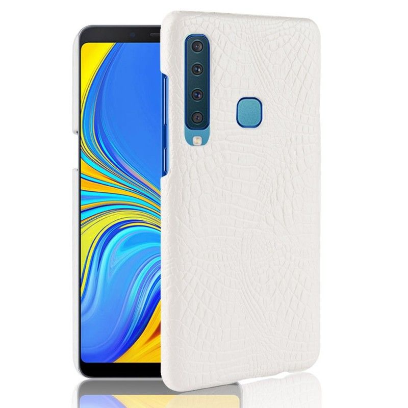 Cover Samsung Galaxy A9 Hvid Krokodillehudeffekt Original