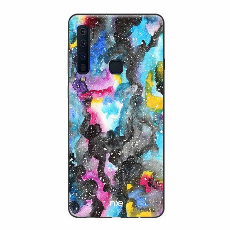 Cover Samsung Galaxy A9 Magenta Nxe Stænkfarve Original