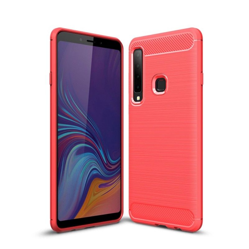 Cover Samsung Galaxy A9 Sort Mobilcover Børstet Kulfiber