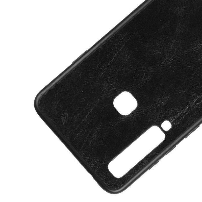 Cover Samsung Galaxy A9 Sort Syet Lædereffekt