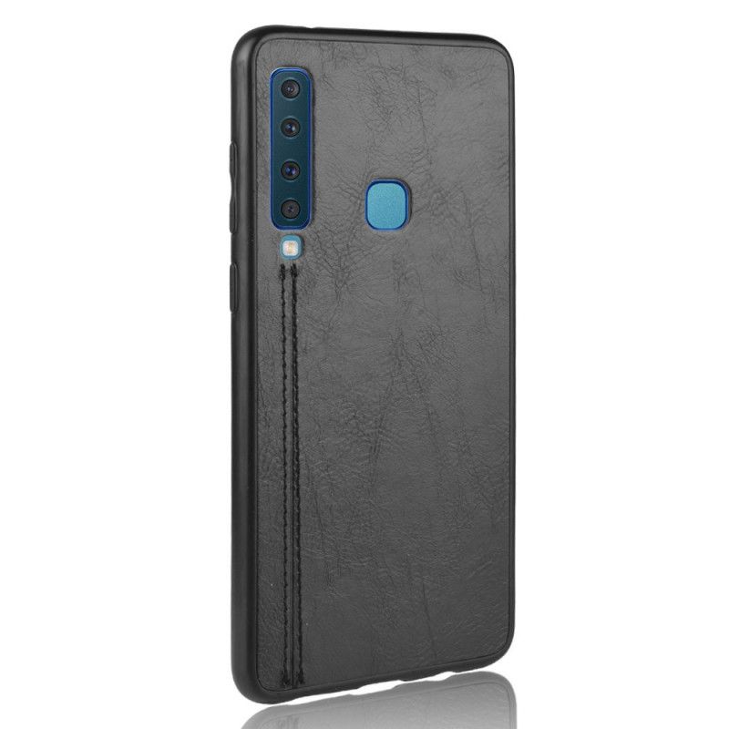 Cover Samsung Galaxy A9 Sort Syet Lædereffekt