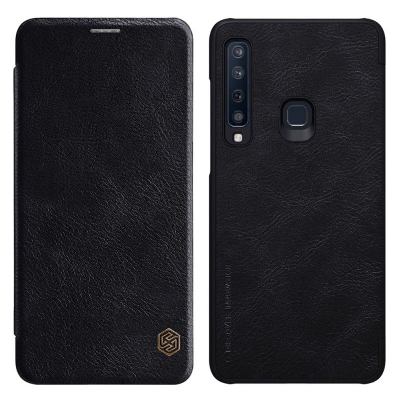 Læder Cover Samsung Galaxy A9 Rød Nillkin Qin-Serie