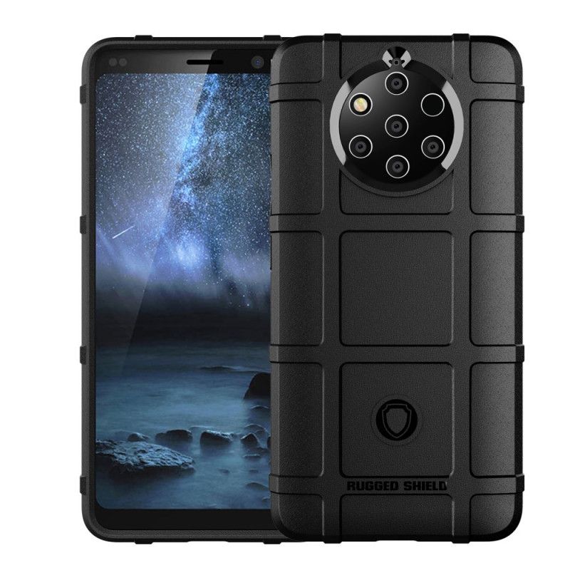 Cover Nokia 9 PureView Sort Mobilcover Robust Skjold