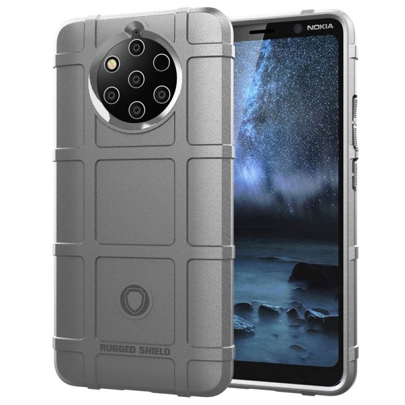 Cover Nokia 9 PureView Sort Mobilcover Robust Skjold