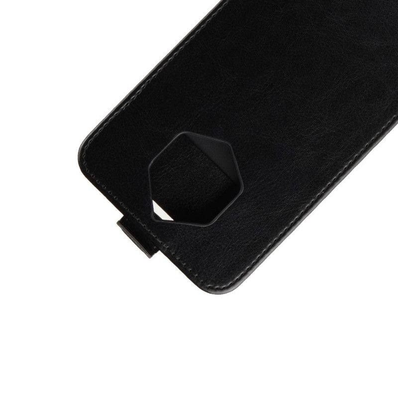 Flip Cover Læder for Nokia 9 PureView Sort Retro Foldning