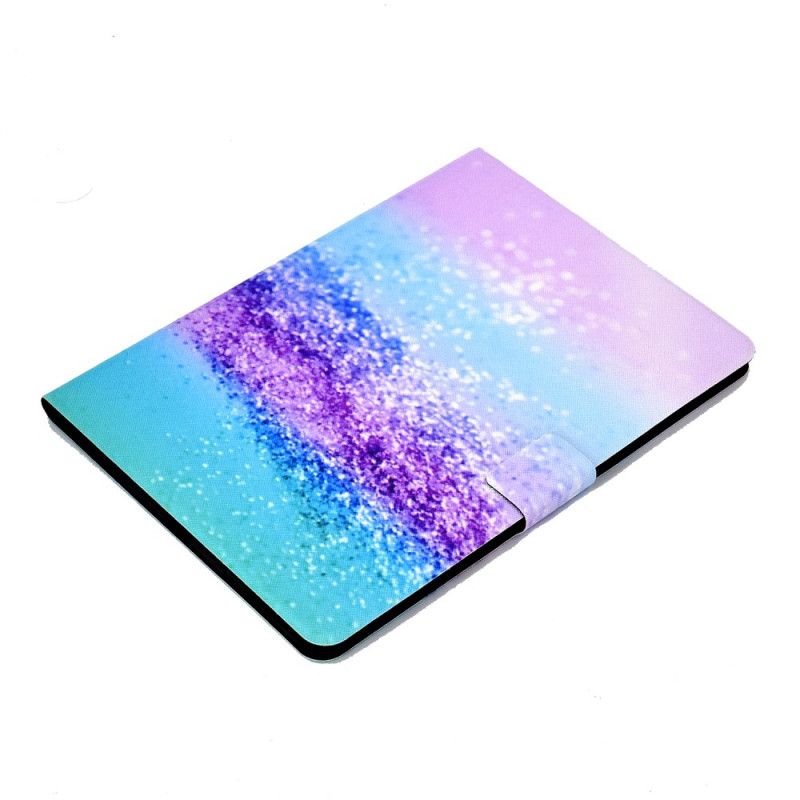 Flip Cover Læder for iPad Air 10.9" (2020) Grøn Skinnende Pailletter