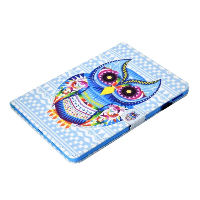 Flip Cover Læder for iPad Air 10.9" (2020) Ugle Art