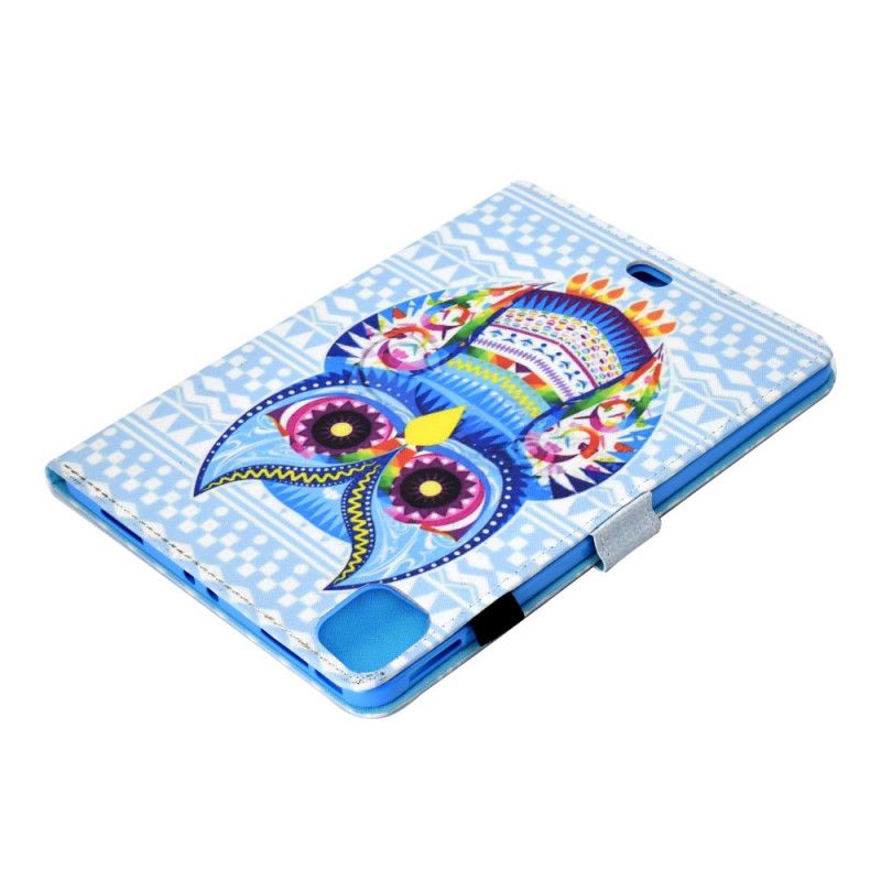 Flip Cover Læder for iPad Air 10.9" (2020) Ugle Art