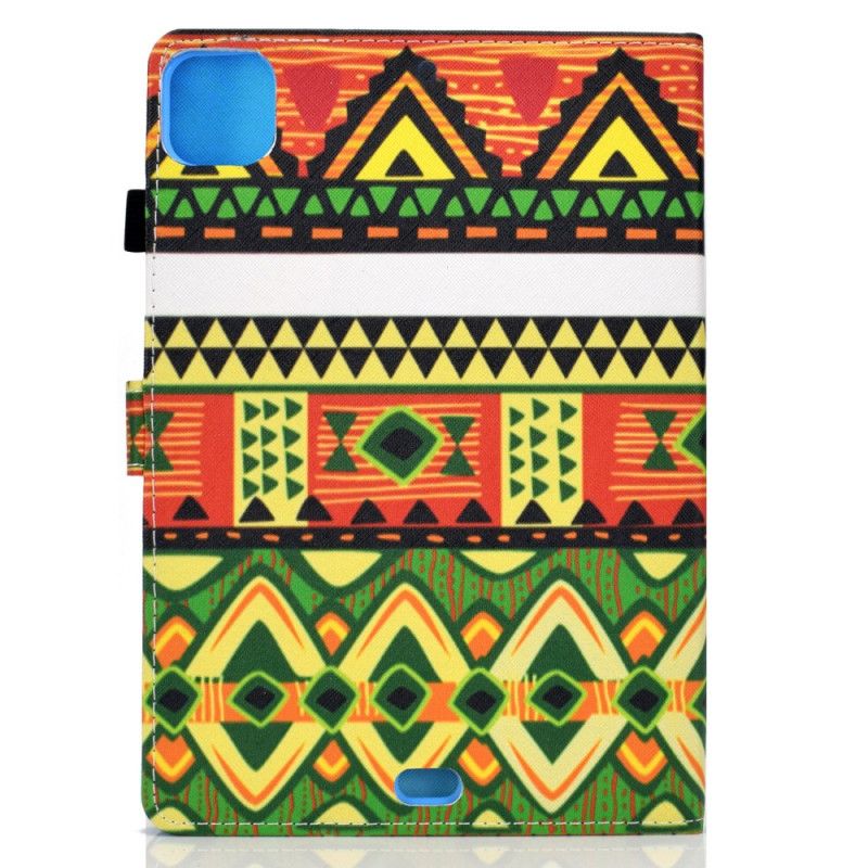 Flip Cover Læder iPad Air 10.9" (2020) Aztec Motiver