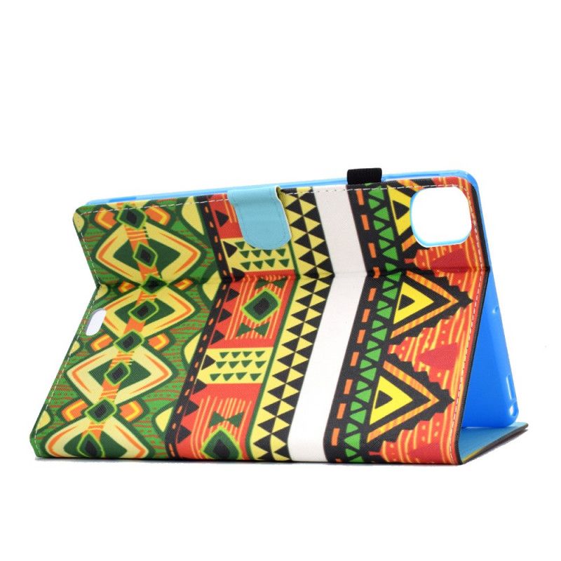 Flip Cover Læder iPad Air 10.9" (2020) Aztec Motiver