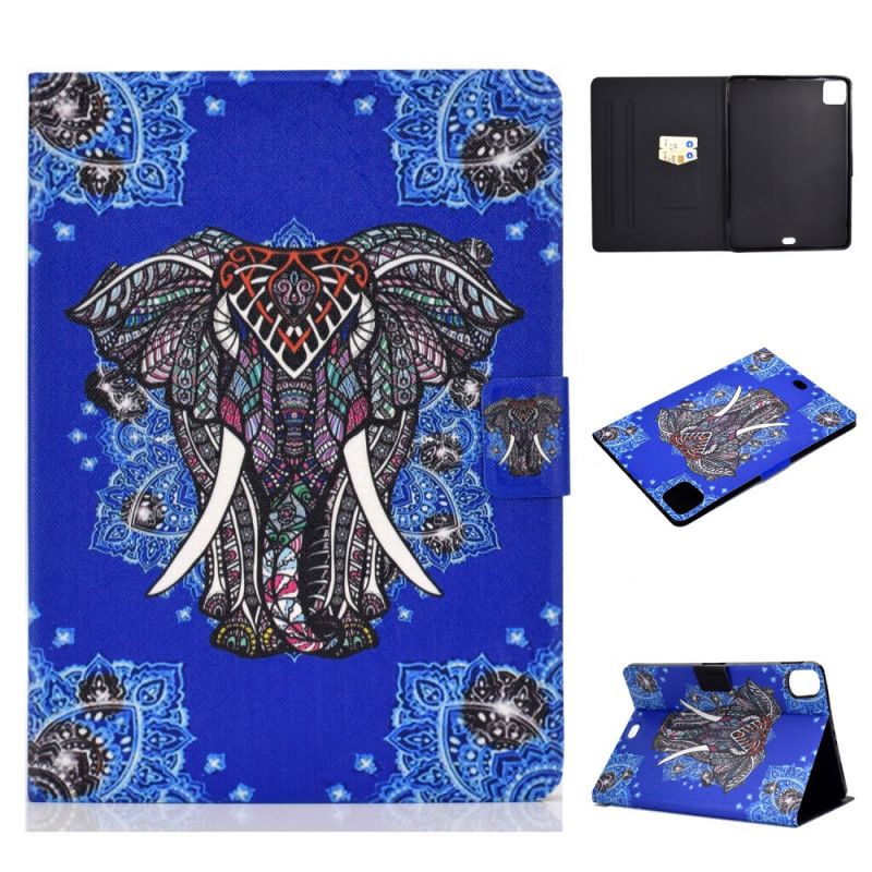 Flip Cover Læder iPad Air 10.9" (2020) Elefantmandala