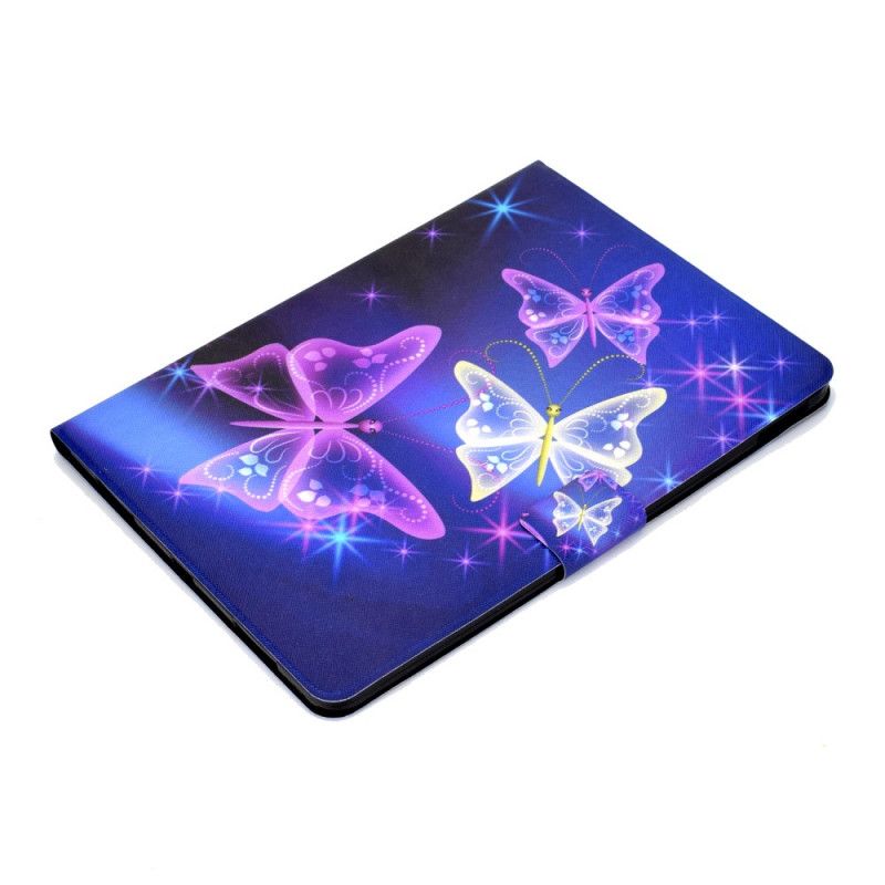 Flip Cover Læder iPad Air 10.9" (2020) Magiske Sommerfugle