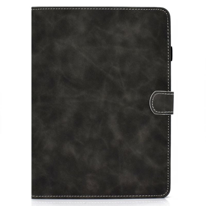 Flip Cover Læder iPad Air 10.9" (2020) Sort Vintage Kunstlæder