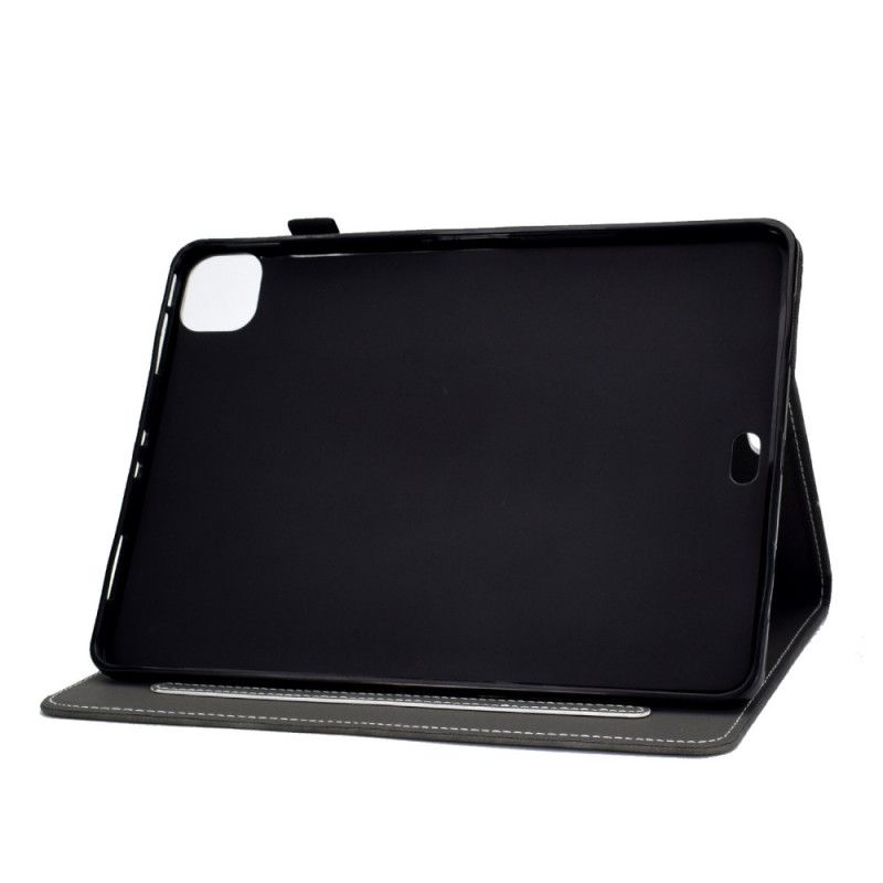 Flip Cover Læder iPad Air 10.9" (2020) Sort Vintage Kunstlæder