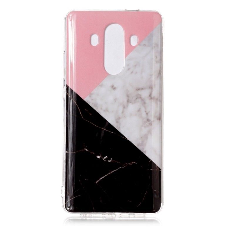 Cover for Huawei Mate 10 Pro Geometrisk Marmor