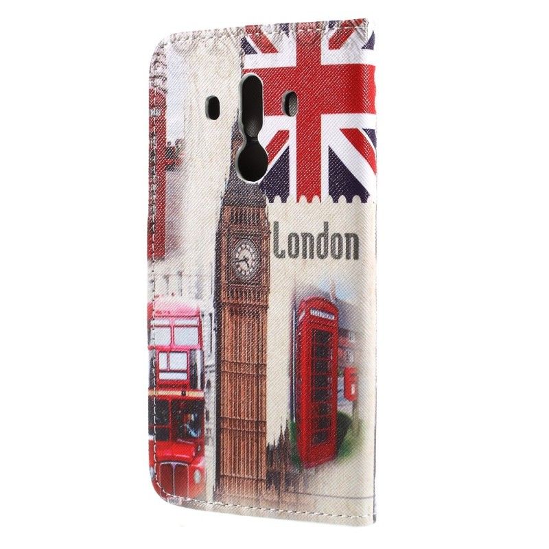 Flip Cover Læder Huawei Mate 10 Pro London Liv