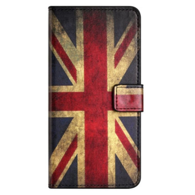 Flip Cover Xiaomi Redmi Note 12 4G Engelsk Flag