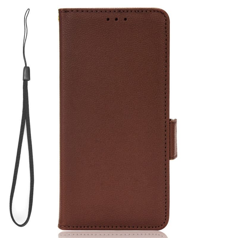 Flip Cover Xiaomi Redmi Note 12 4G Ultra Fin Med Snor