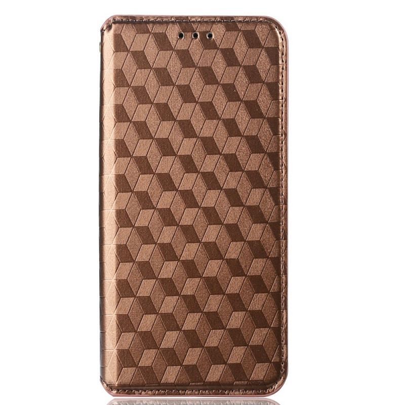 Cover Realme 9i Flip Cover 3d Kube Print