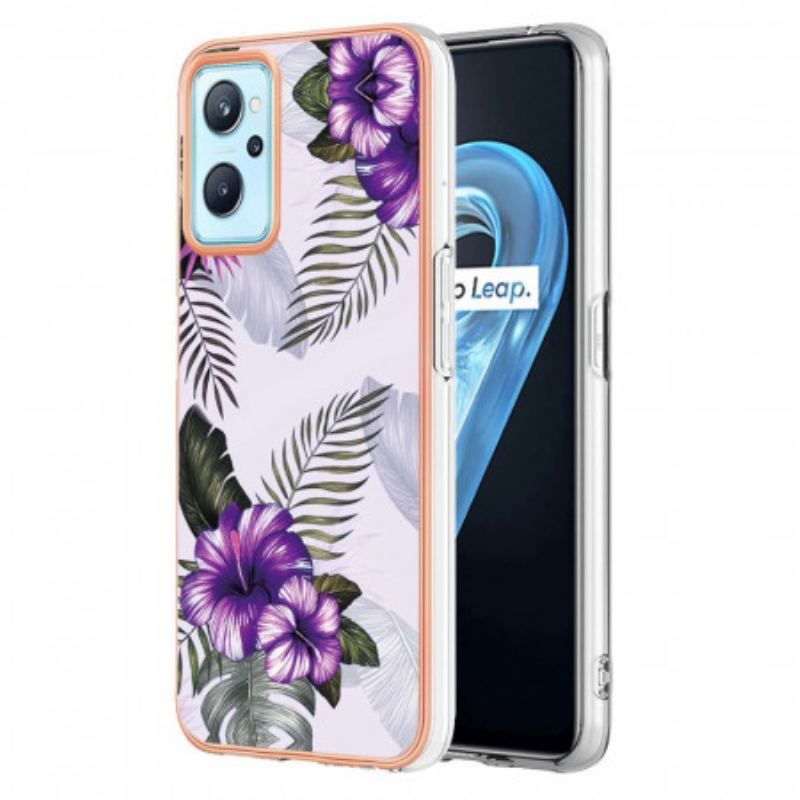 Mobilcover Realme 9i Mini Lilla Blomster