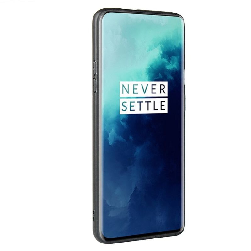 Cover OnePlus 7T Pro Sort Dobbelt Kortholder