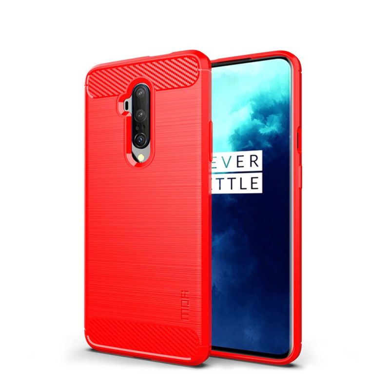 Cover OnePlus 7T Pro Sort Mofi Børstet Kulfiber