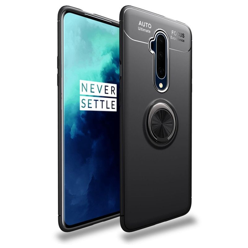 Cover OnePlus 7T Pro Sort Roterende Ring