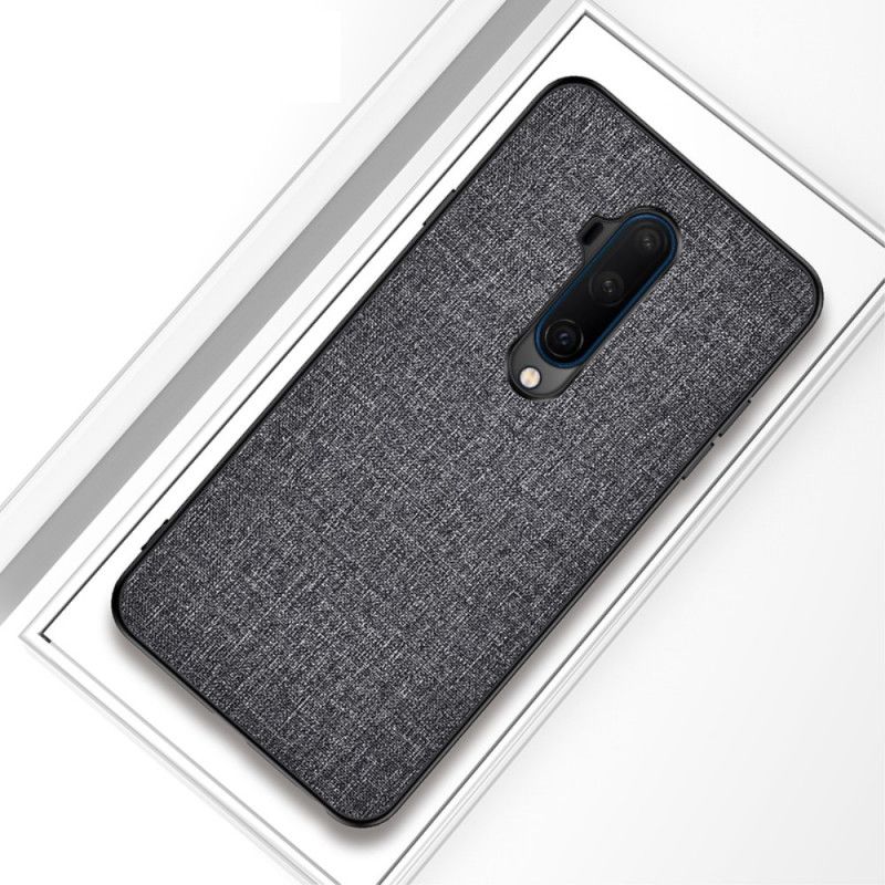 Cover OnePlus 7T Pro Sort Stoftekstur Original