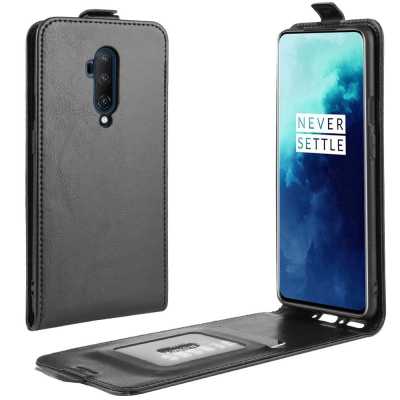 Flip Cover OnePlus 7T Pro Sort Sammenfoldelig