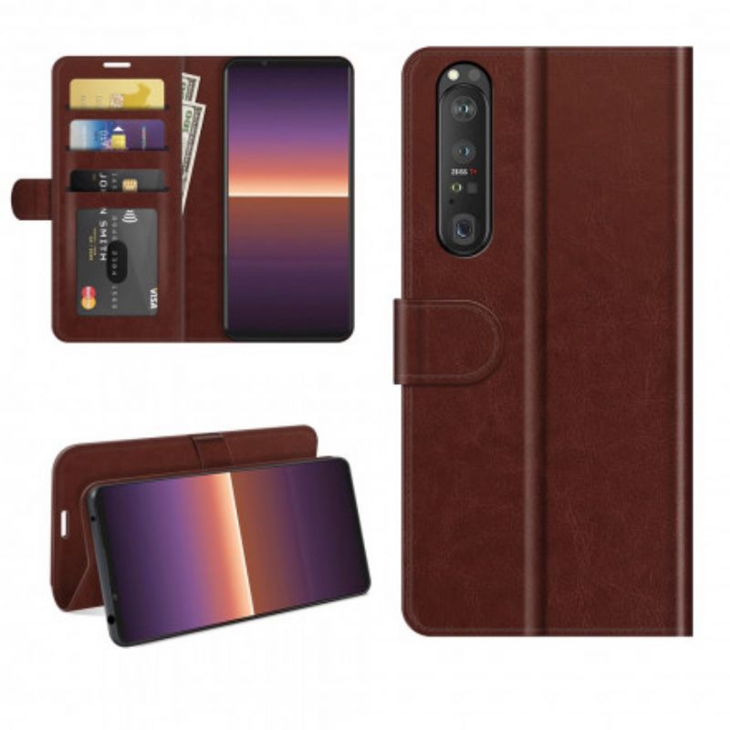 Flip Cover Sony Xperia 1 Iii Ultra Imiteret Læder