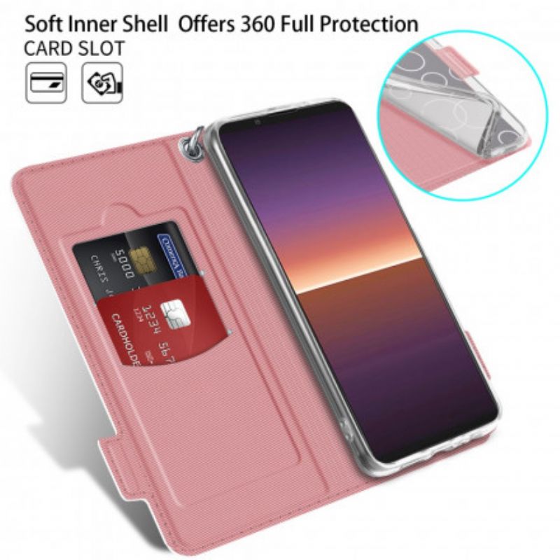 Flip Cover Til Sony Xperia 1 Iii Bicolor Baiyu-serien