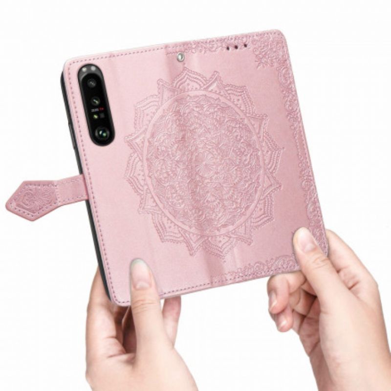 Flip Cover Til Sony Xperia 1 Iii Mandala Middelalder