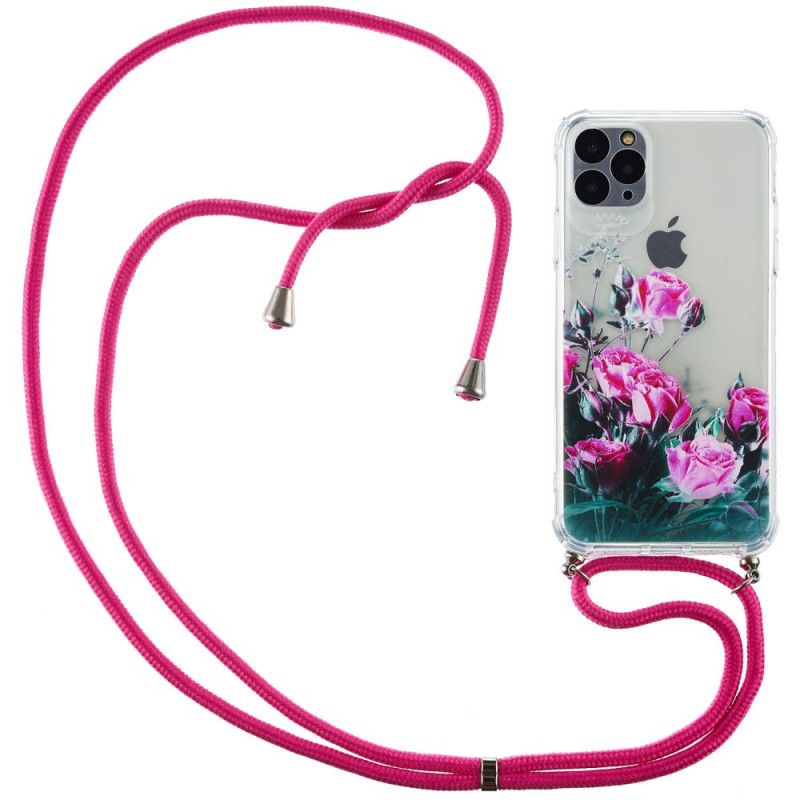 Iphone 11 Silikone Ledning Sag Blomster