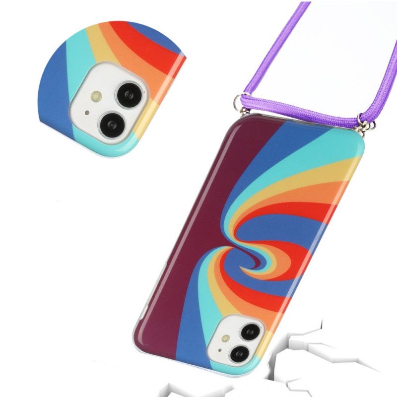 Rainbow-Snor Iphone 12/12 Pro-Etui