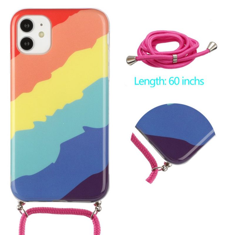 Rainbow-Snor Iphone 12/12 Pro-Etui