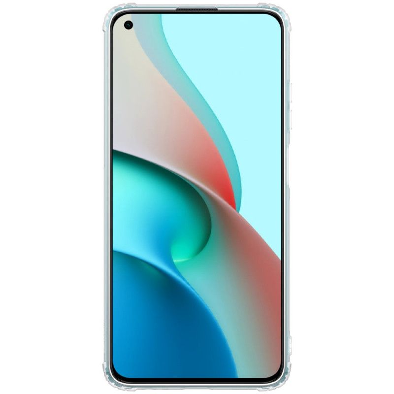 Cover Xiaomi Redmi Note 9 5G / Note 9T 5G Hvid Mobilcover Forstærket Gennemsigtig Nillkin