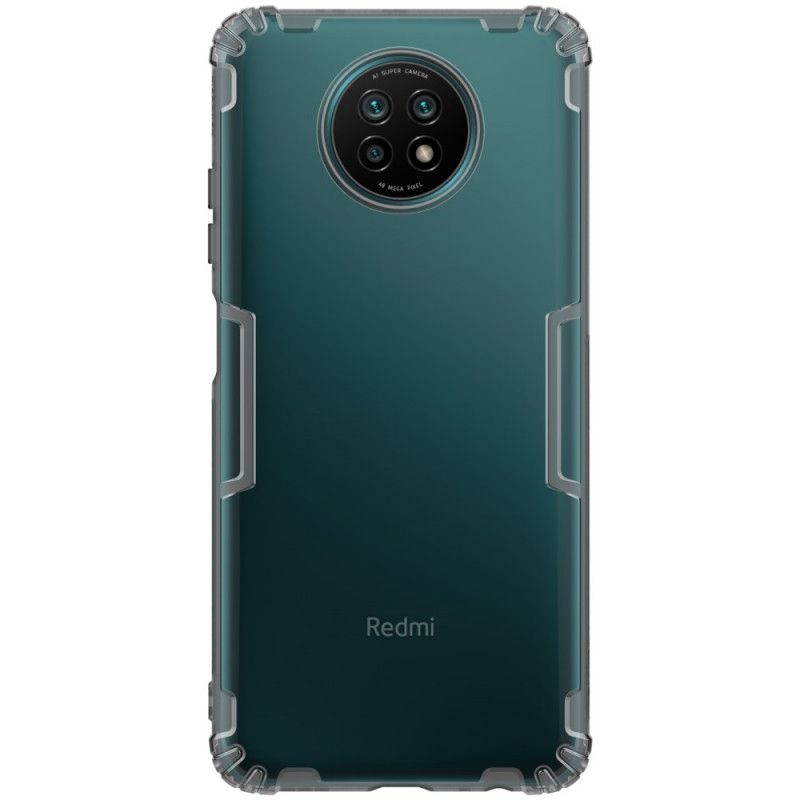 Cover Xiaomi Redmi Note 9 5G / Note 9T 5G Hvid Mobilcover Forstærket Gennemsigtig Nillkin