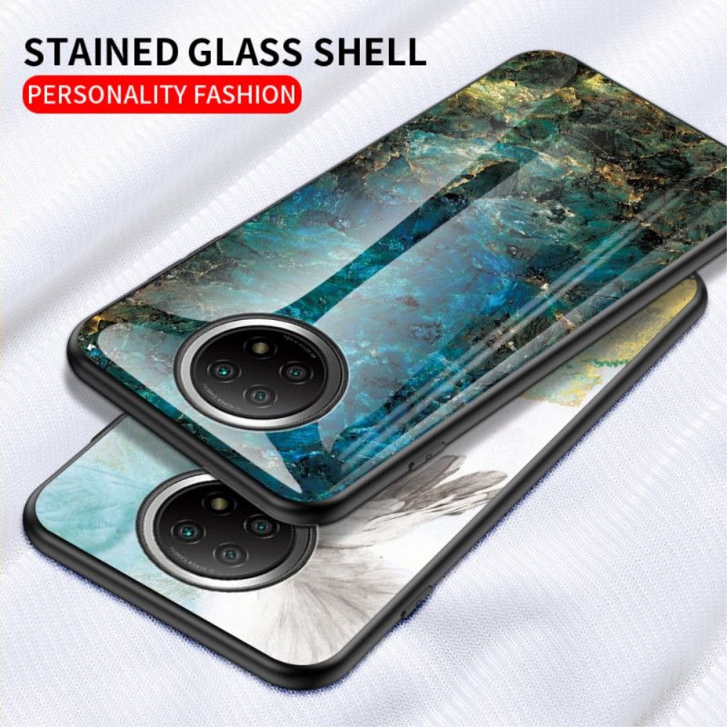 Cover Xiaomi Redmi Note 9 5G / Note 9T 5G Sort Premiumfarver Hærdet Glas