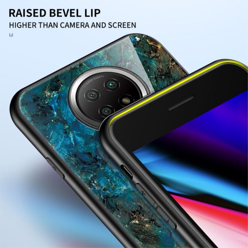 Cover Xiaomi Redmi Note 9 5G / Note 9T 5G Sort Premiumfarver Hærdet Glas