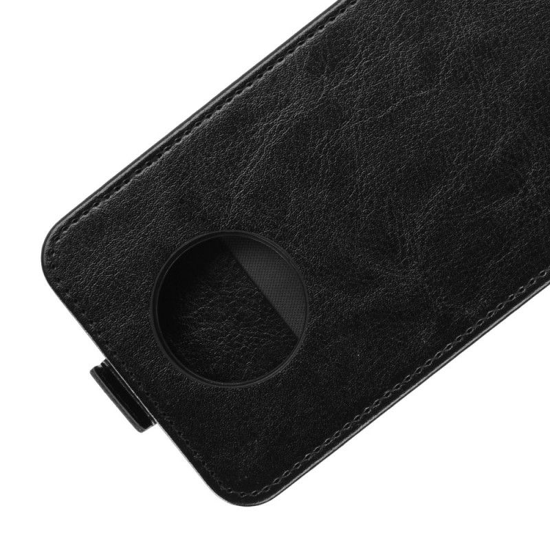 Flip Cover Læder Xiaomi Redmi Note 9 5G / Note 9T 5G Sort Lædereffekt Med Lodret Klap