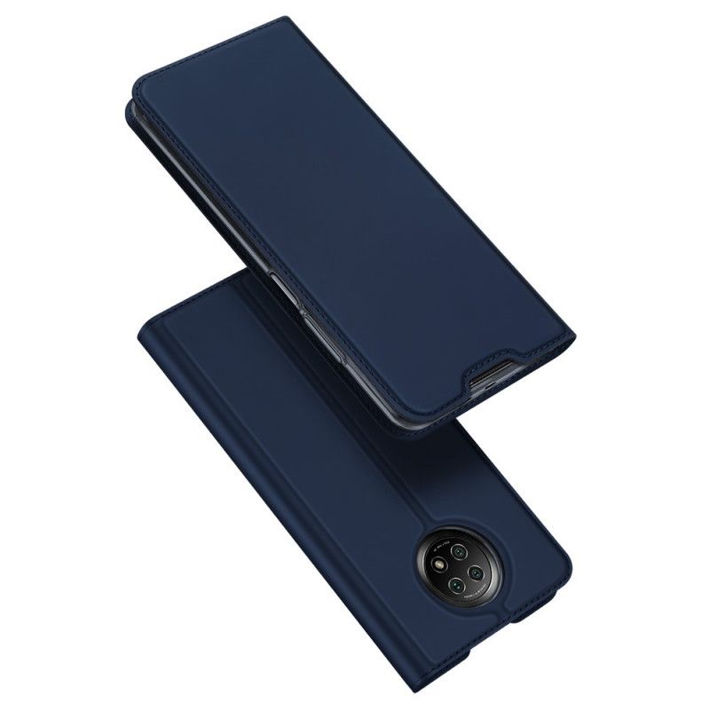 Læder Cover Xiaomi Redmi Note 9 5G / Note 9T 5G Sort Pro Dux Ducis Hud Original