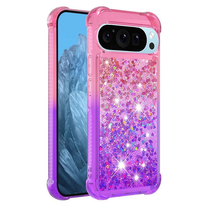 Cover Til Google Pixel 9 Glitter Gradient